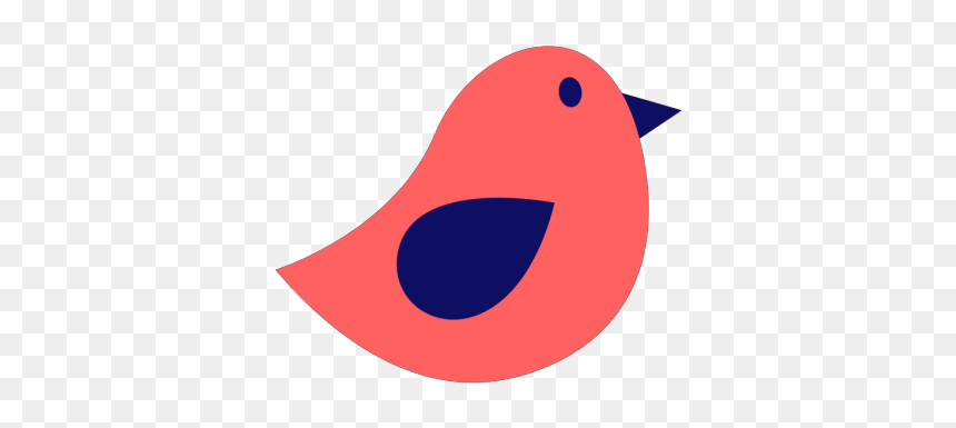 Coral And Navy Bird Png Icons, Transparent Png - navy png