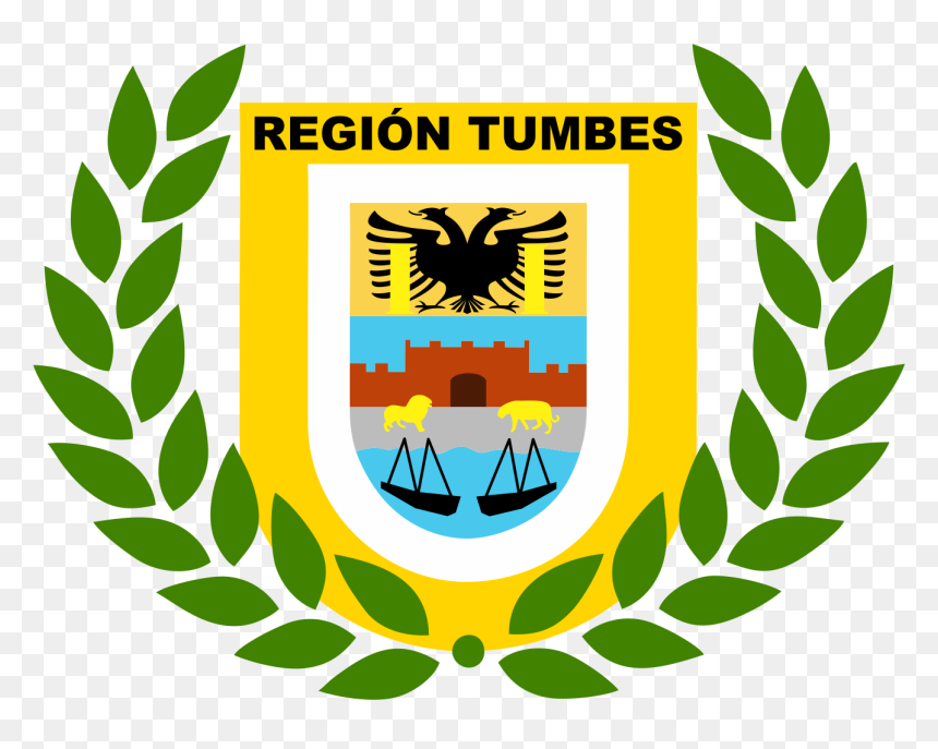 Escudo Regional Tumbes - Transparent Wreath Vector Free, HD Png Download - escudos png