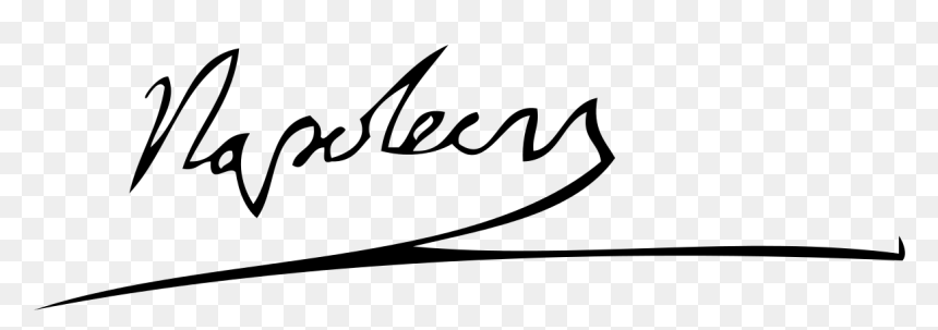 Napoleon Signature, HD Png Download - napoleon png