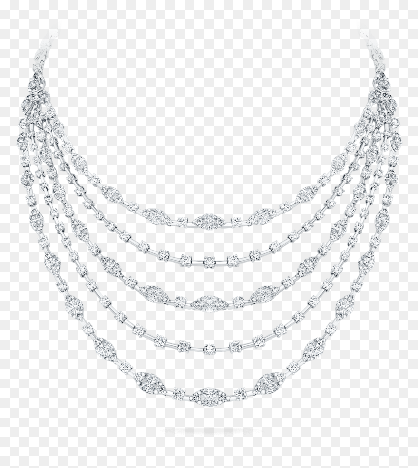 Il 10 003 01 Illusion Necklace Copy - گردنبند مروارید با اویز, HD Png Download - illusion png