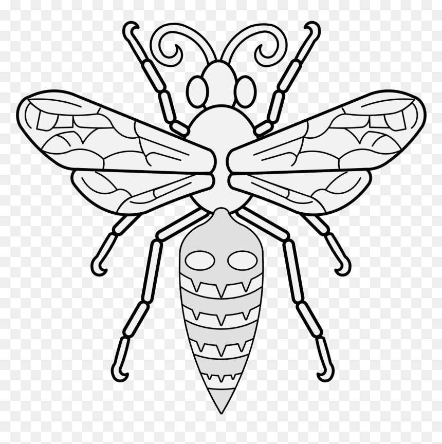 Heraldic Wasp, HD Png Download - wasp png