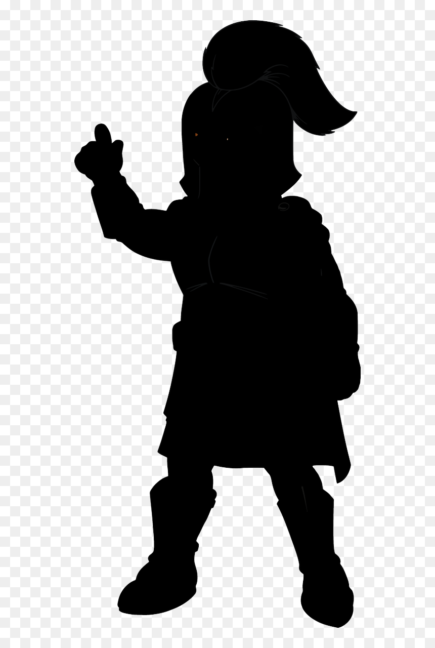 Silhouette, HD Png Download - crusader helmet png