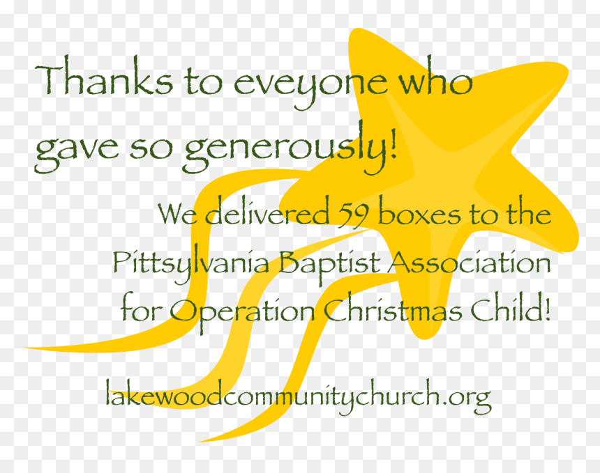 Pentaho, HD Png Download - operation christmas child png