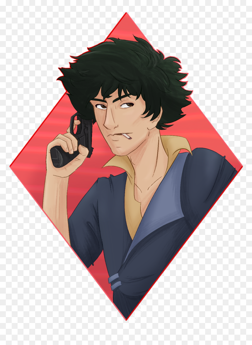 90s Sci-fi Westerns - Cartoon, HD Png Download - spike spiegel png