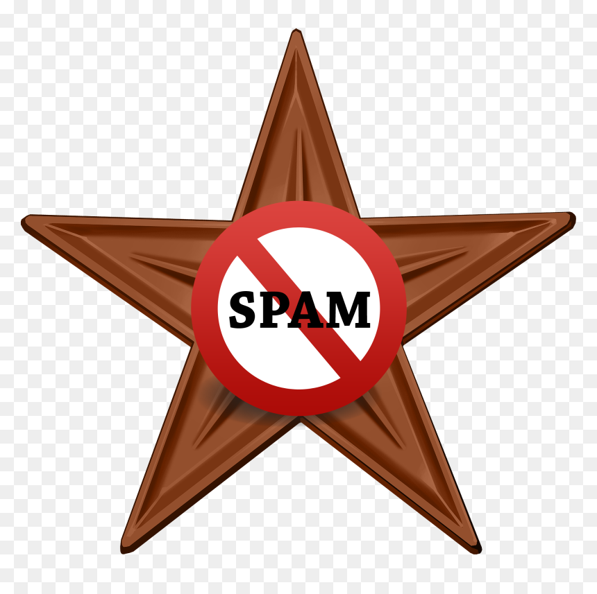 No Spam Barnstar Hires - Global Warming Climate Change Symbols, HD Png Download - spam png