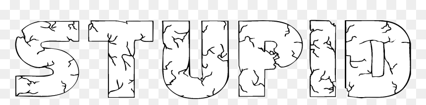 Line Art, HD Png Download - stupid png