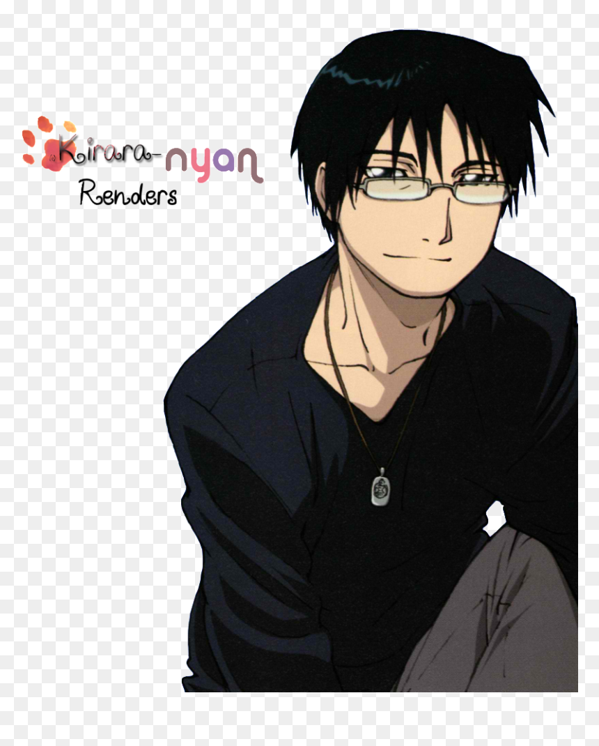 Render Roy Mustang - Roy Mustang With Glasses, HD Png Download - roy png