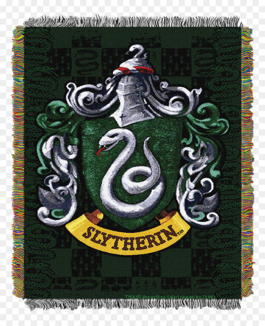 Harry Potter Blankets, HD Png Download - slytherin crest png
