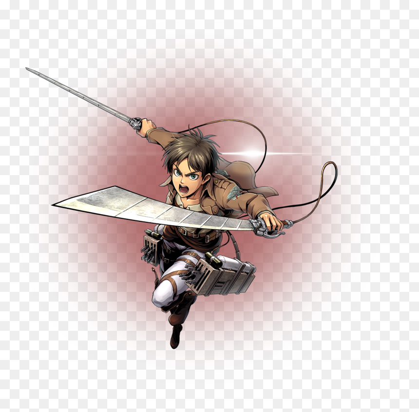 Shingeki No Kyojin Tactics, HD Png Download - eren png