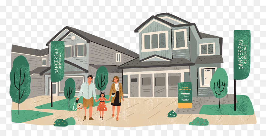 Dansereau Meadows - House, HD Png Download - meadow png