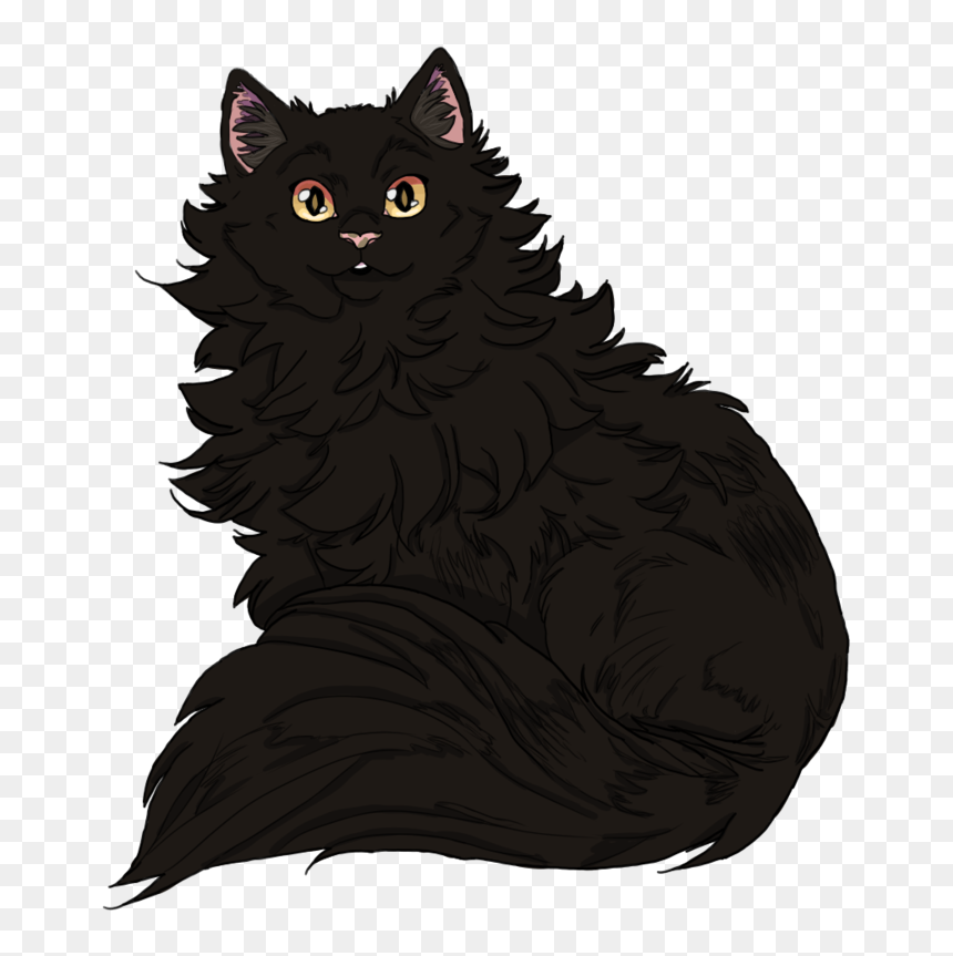 Black Cat, HD Png Download - gato png