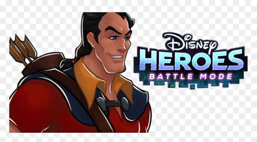 Disney Heroes Battle Mode Logo, HD Png Download - gaston png
