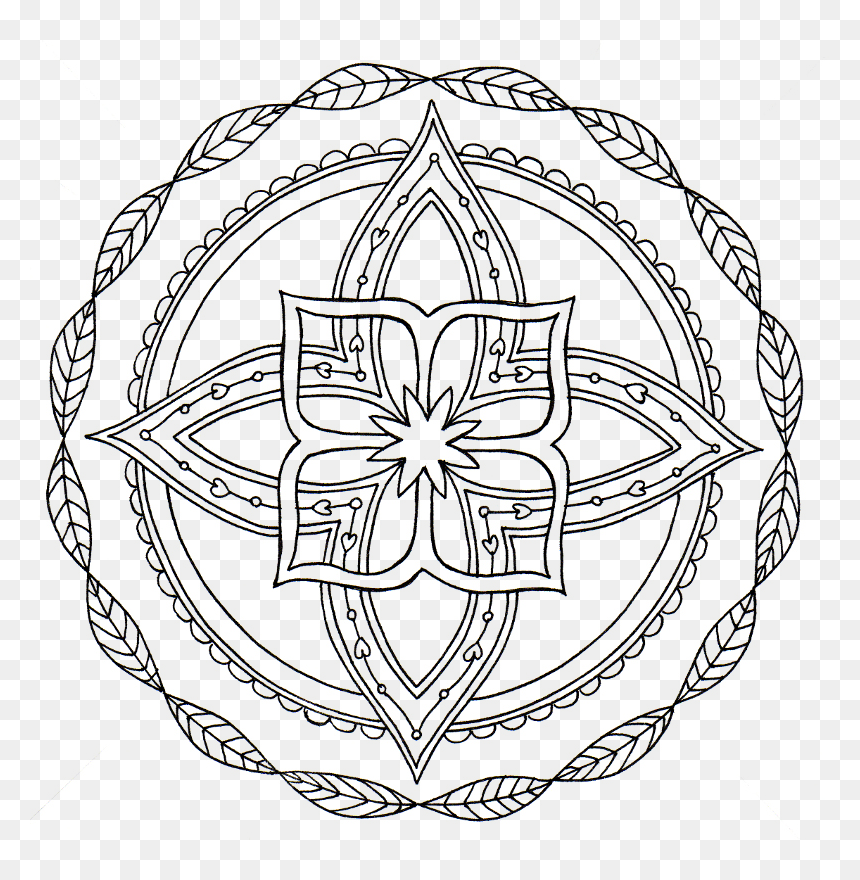 Sacred Geometry Vector Illustrations Vol 3 Black - Line Art, HD Png Download - sacred geometry vector png