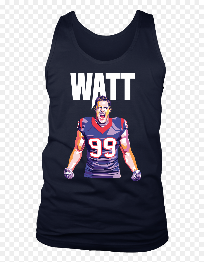 Jj Watt Pop Art Tank - Portable Network Graphics, HD Png Download - jj watt png