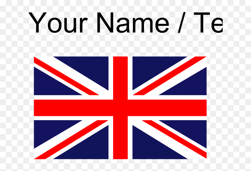 Custom Britain Flag Posters - United Kingdom Flag Png, Transparent Png - england flag png