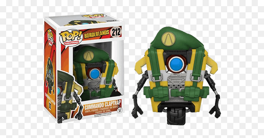 Claptrap Funko Pop, HD Png Download - claptrap png