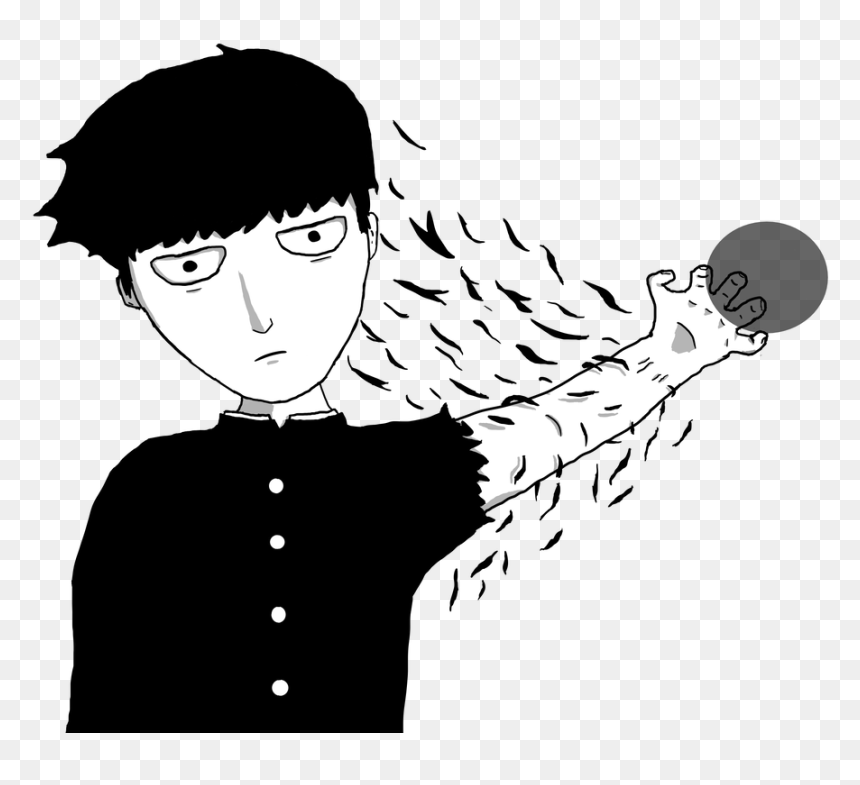 Mob Psycho 100 Mob Art, HD Png Download - psycho png