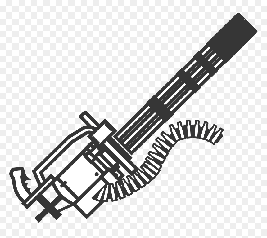 Mini Gun Surviv Io, HD Png Download - minigun png