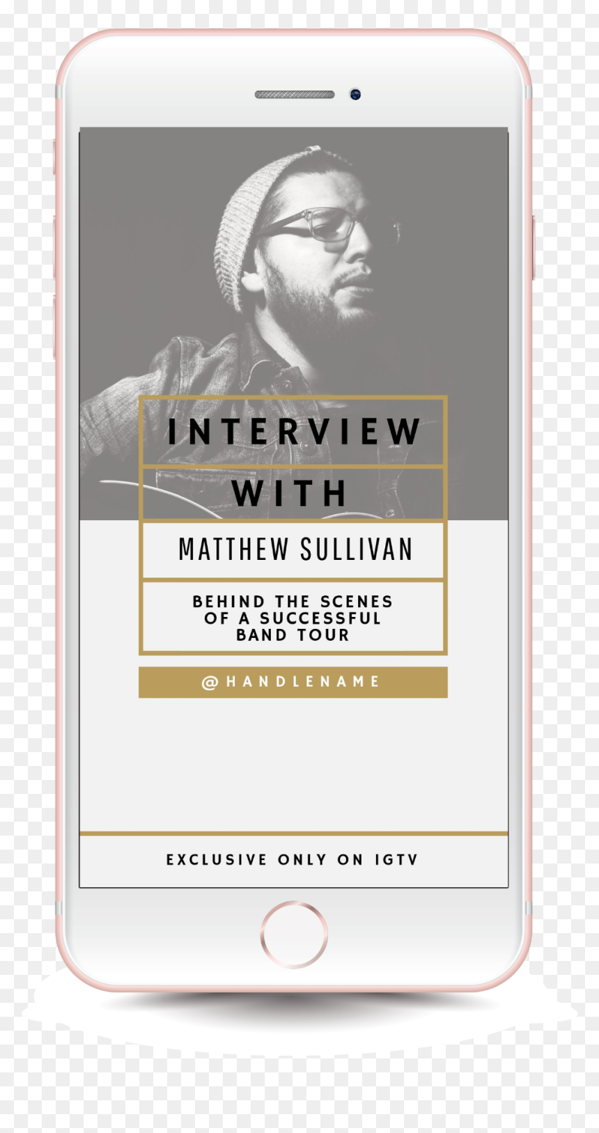 Interview Series Igtv Cover Template - Eye Shadow, HD Png Download - youtube channel art template png