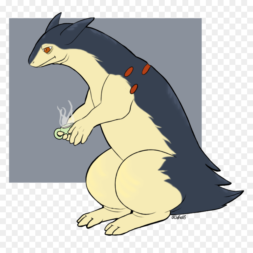 Typhlosion Com , Png Download - Cartoon, Transparent Png - typhlosion png