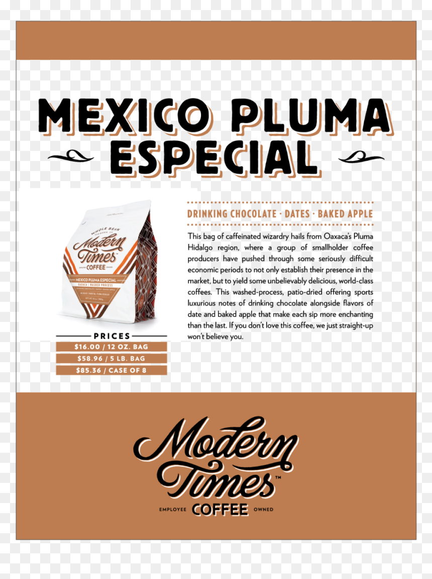 Mexico Pluma Especial Whole Sale Sell Sheet Outlined - Flyer, HD Png Download - pluma png