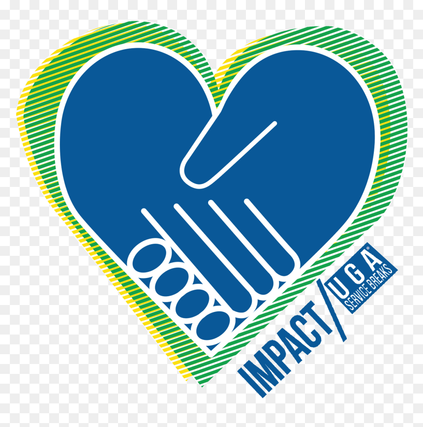 Impact Service Breaks - Heart, HD Png Download - uga logo png
