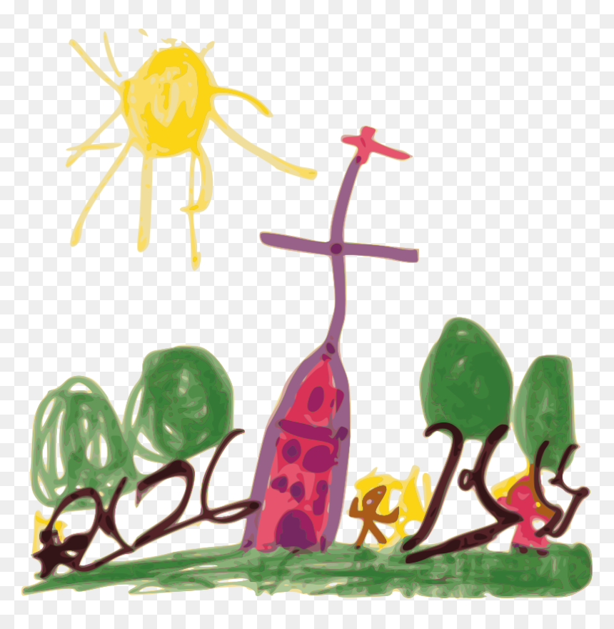 Kindergarten Art Church, HD Png Download - kindergarten png