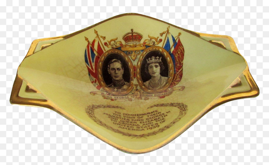 King George Vi And Queen Elizabeth Celebrating Visit - Creative Arts, HD Png Download - queen elizabeth png