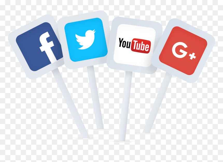 Social Media Image Png, Transparent Png - youtube channel art template png