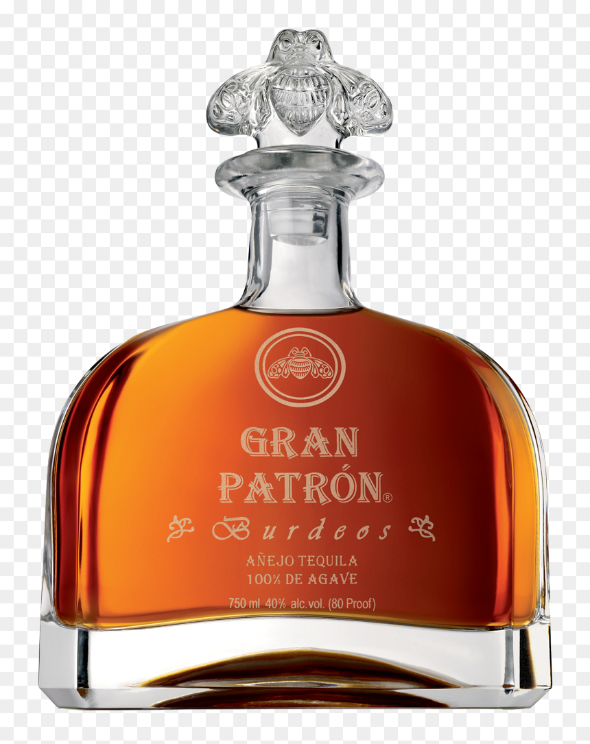 Gran Patron Burdeos Anejo Tequila 750 Ml - Patron Gran Burdeos Anejo Tequila, HD Png Download - patron bottle png