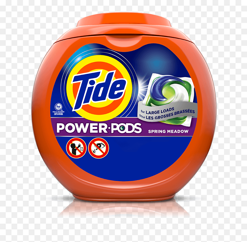 Tide Power Pods® Laundry Detergent Pacs Spring Meadow - Tide Detergent, HD Png Download - meadow png