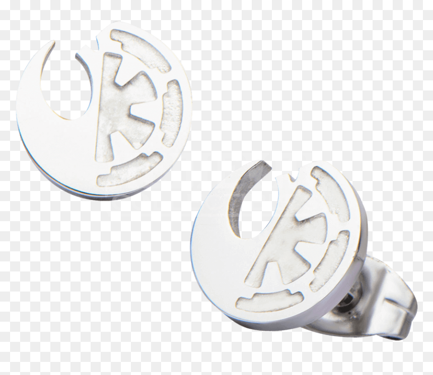 Rogue One Split Symbol Stud Earrings - Emblem, HD Png Download - star wars rogue one logo png