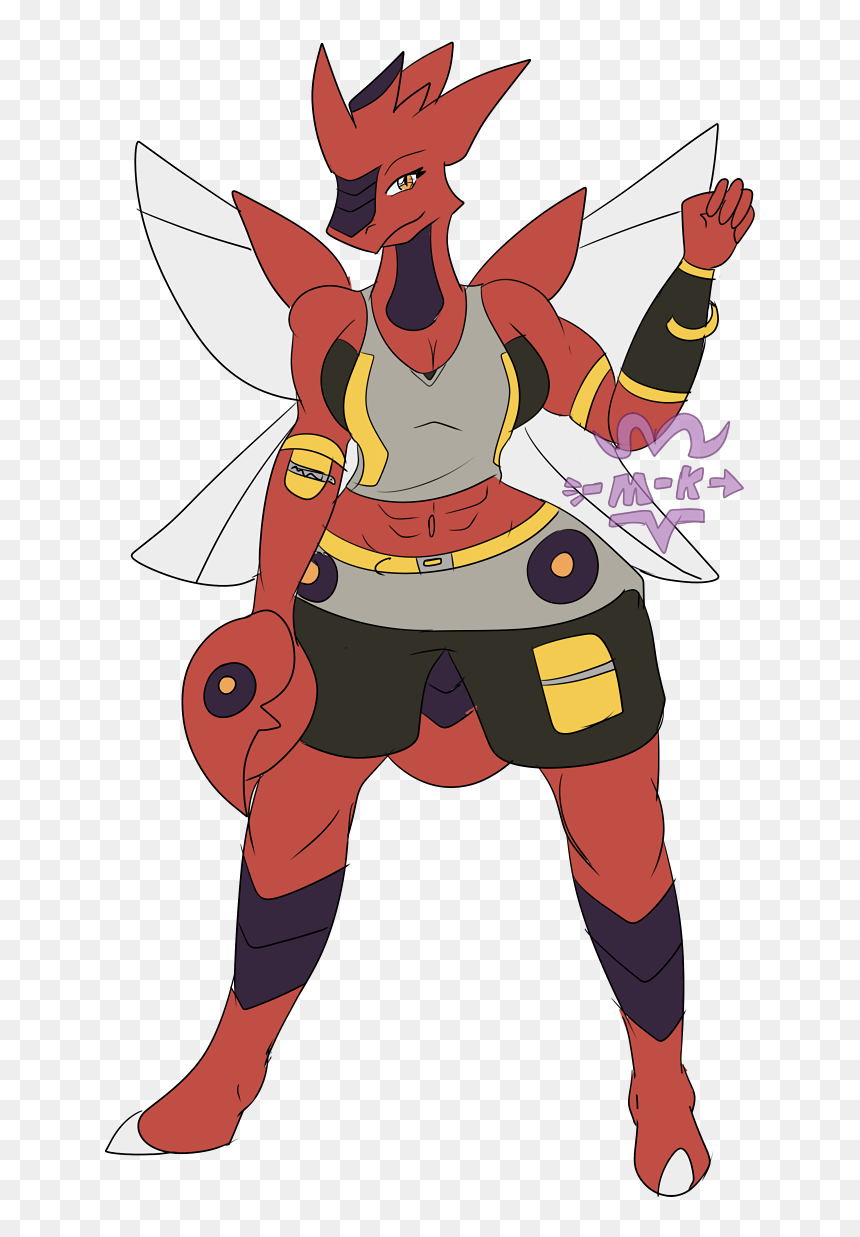 Anthro Female Scizor , Png Download - Female Scizor, Transparent Png - scizor png