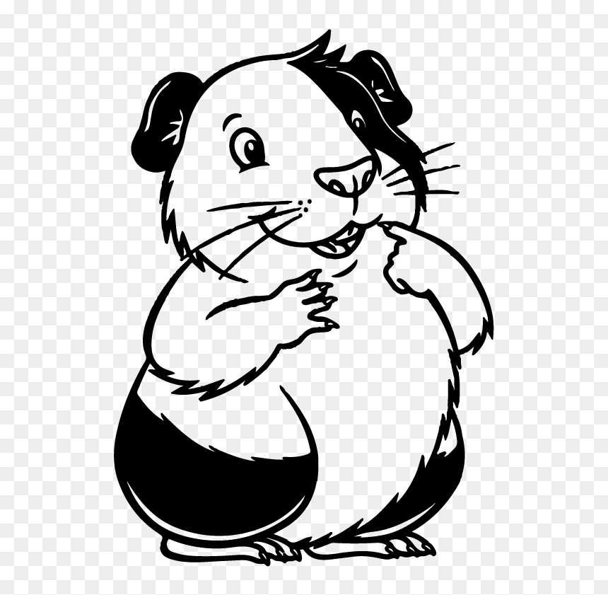 Cartoon Guinea Pig, HD Png Download - guinea pig png
