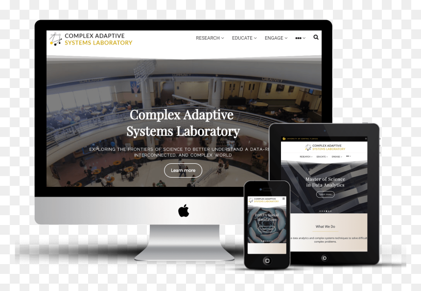 Casl Responsive Screens - Web Design, HD Png Download - ucf png