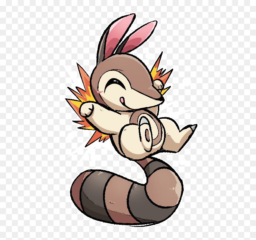 Risen Is A Typhlosion Furret Thing, So When He Was - Cartoon, HD Png Download - typhlosion png