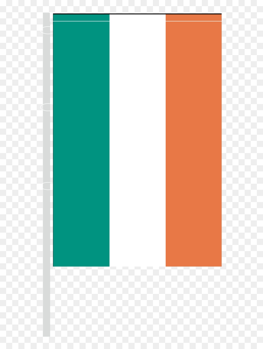 Vertical Flag With Tunnel - Paper Product, HD Png Download - irish flag png