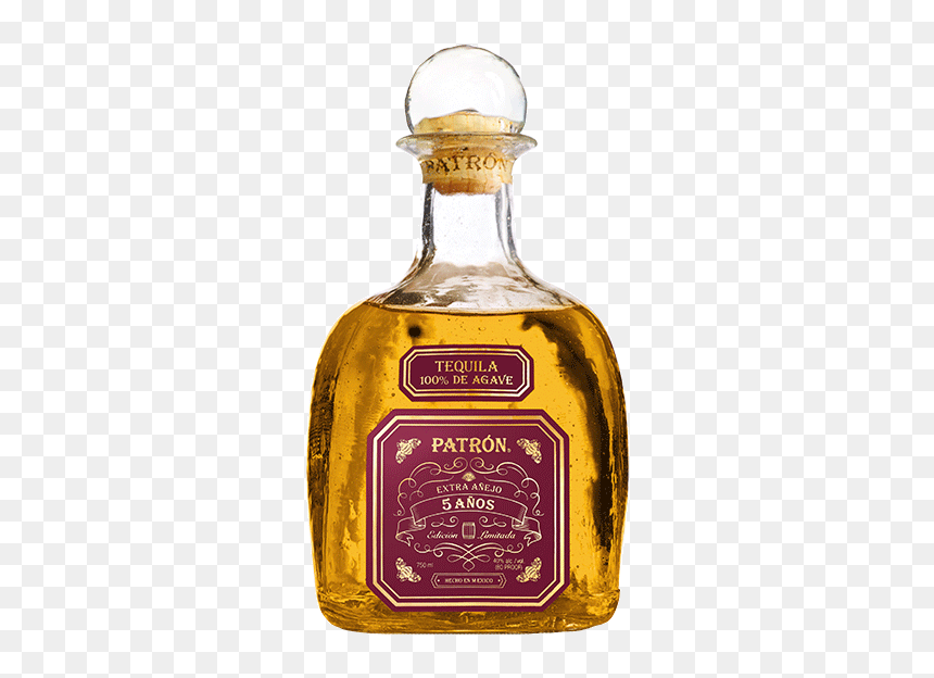 Patron Extra Anejo 5 Anos, HD Png Download - patron bottle png