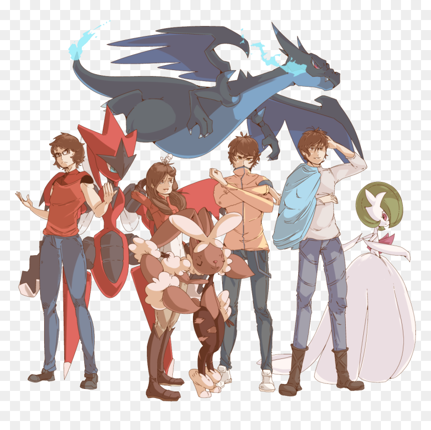 四天王 Commission Mega Hassam - Illustration, HD Png Download - scizor png