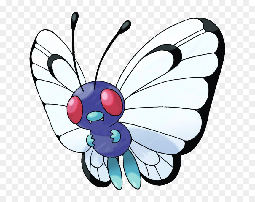 Butterfree Png Clipart , Png Download - Pokemon Butterfree, Transparent Png - butterfree png