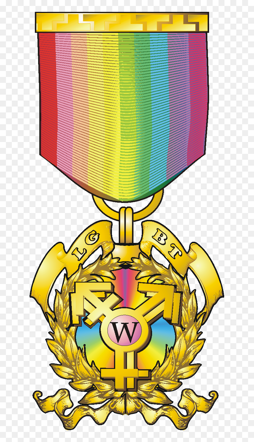 File - Lgbt - Lgbt Medal, HD Png Download - lgbt png