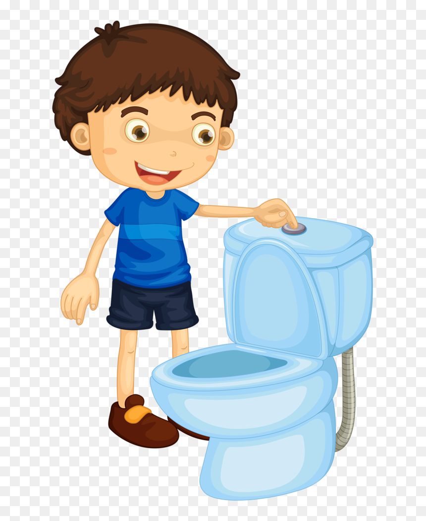 Computers Clipart Kindergarten - Flush The Toilet Clipart, HD Png Download - kindergarten png