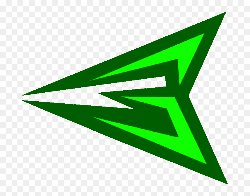 Green Arrow Logo Sticker - Logo Green Arrow, HD Png Download - superhero logo png