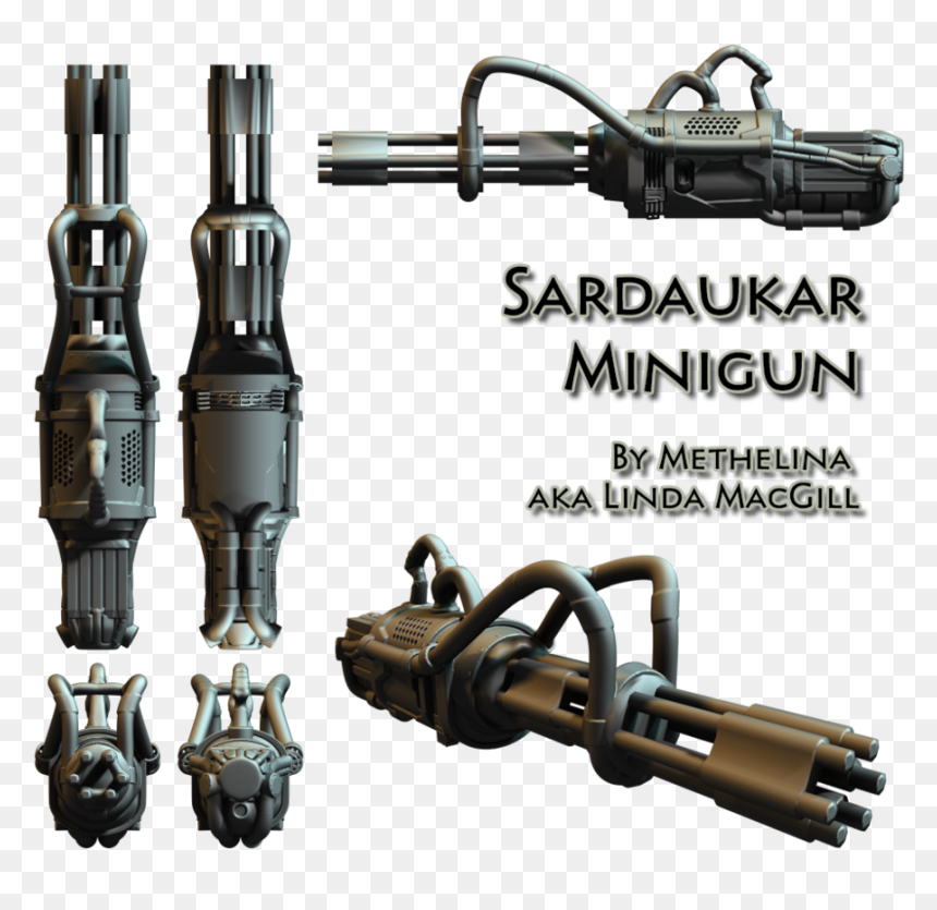 Sardaukar"s Minigun - Rifle, HD Png Download - minigun png
