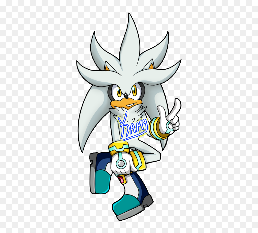 Silver The Hedgehog - Cartoon, HD Png Download - silver the hedgehog png