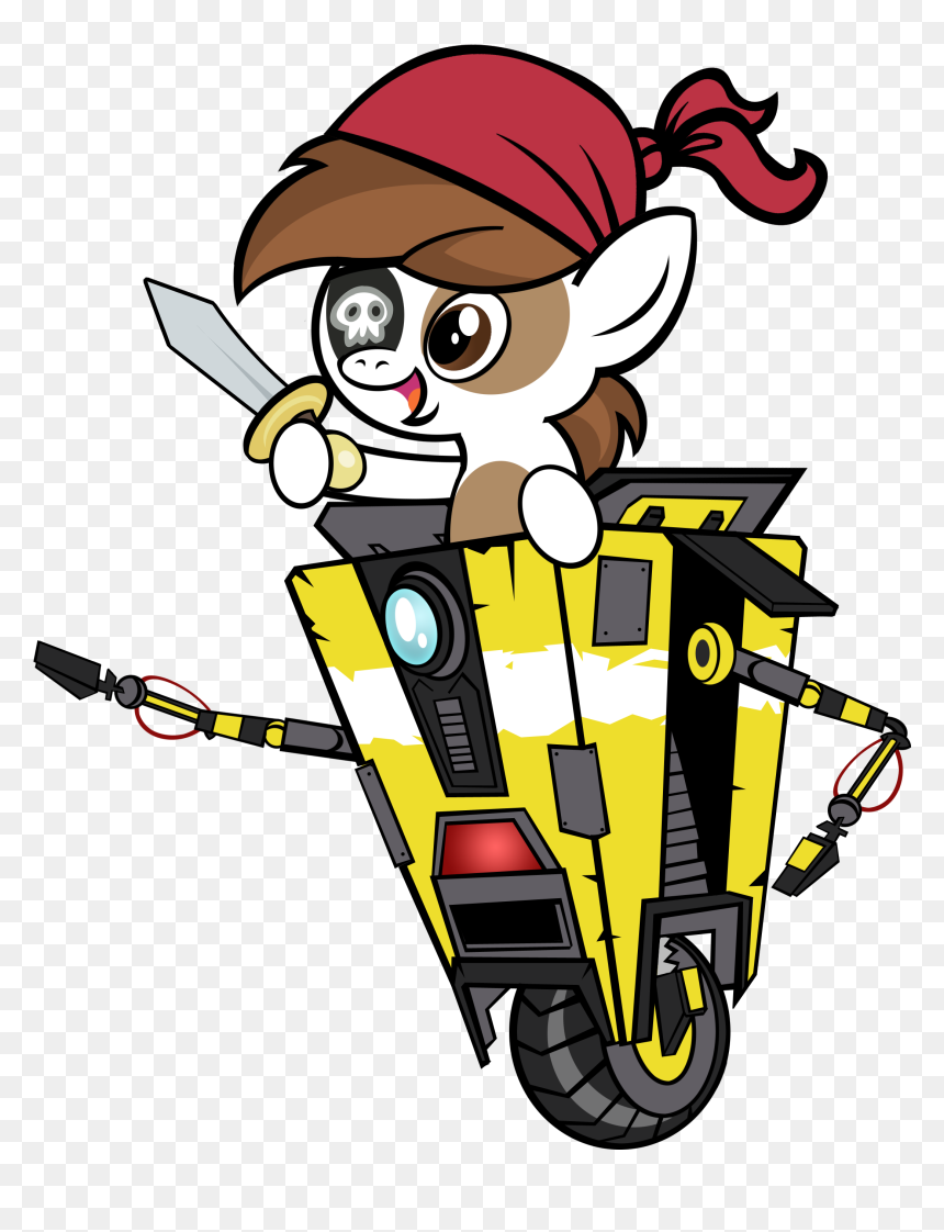 The Pre-sequel Clip Art Fictional Character - Claptrap Pony, HD Png Download - claptrap png
