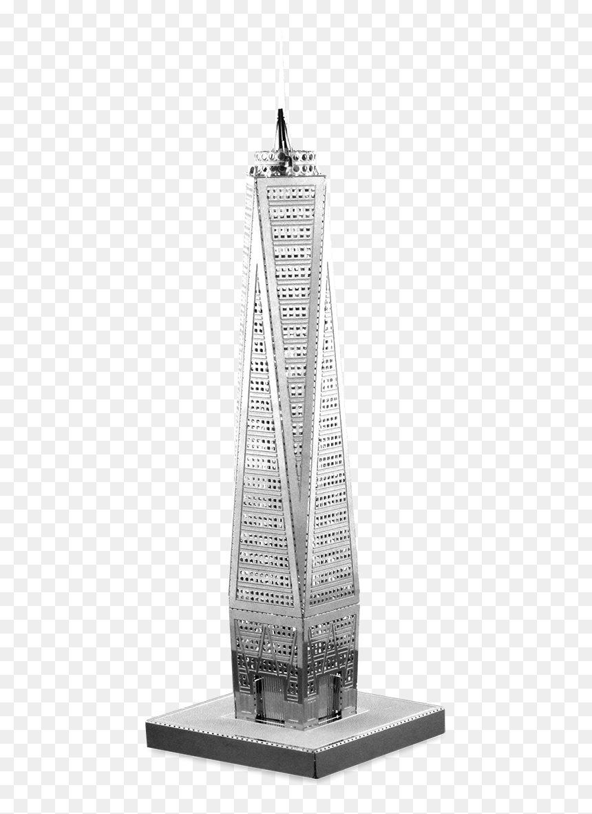 Metal Earth Architecture - Monochrome, HD Png Download - world trade center png