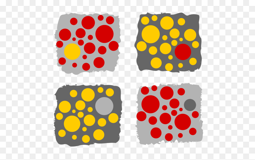 Polka Dot,yellow,orange - Square, HD Png Download - yellow dot png
