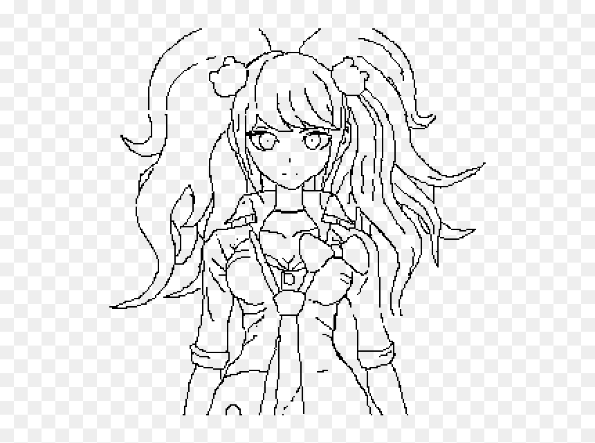 Line Art, HD Png Download - junko enoshima png