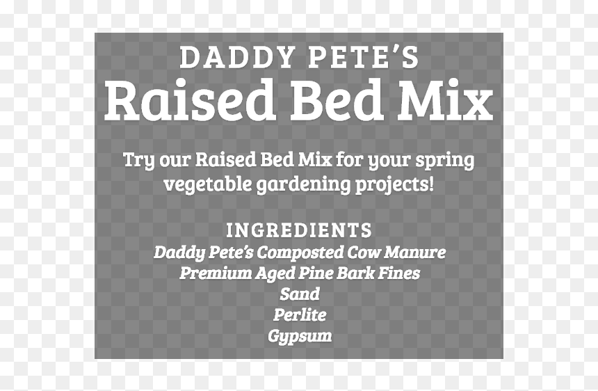 Raisedbedtext2, HD Png Download - hanging plants png
